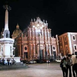 Notte bagnata a Catania