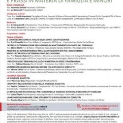 Webinar gratuito “Ultime novità, orientamenti, protocolli e prassi in materia di famiglia e minori” 12 aprile 2021 ore 15